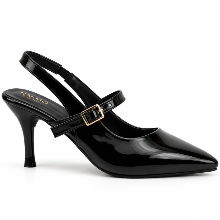 Luna Mary Black Heel